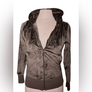 Women's Velvet Hoodie Jacket